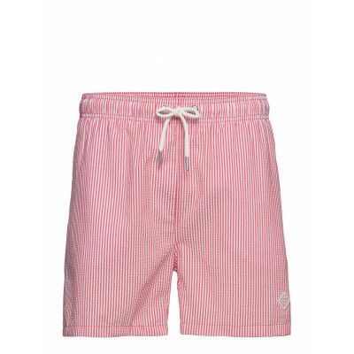 Seersucker Swim Shorts Cf Badshorts Rosa GANT
