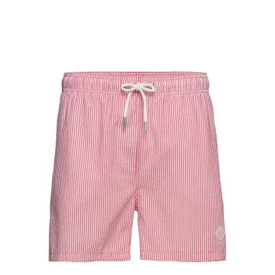 Seersucker Swim Shorts Cf Badshorts Rosa GANT