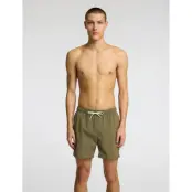 Selected Slhcooper-Seersucker Swimshorts - Green - L