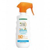 Sensitive Kids Swim Spray Spf50 Solkräm Kropp Nude Garnier