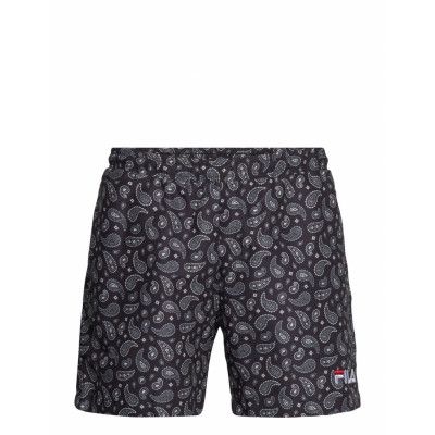 FILA Seoul Aop Beach Shorts Svart