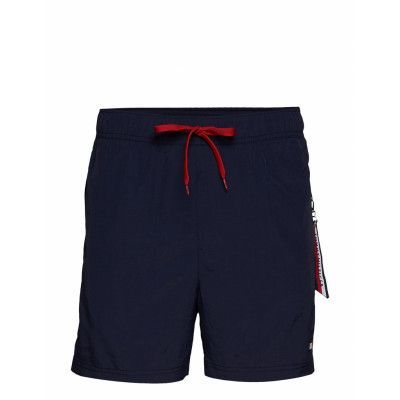 Sf Medium Drawstring Badshorts Blå Tommy Hilfiger