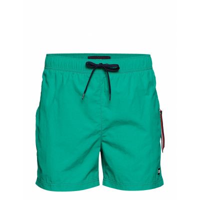 Sf Medium Drawstring Badshorts Grön Tommy Hilfiger