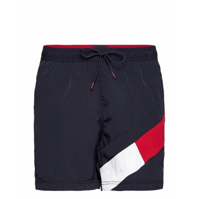 Sf Medium Drawstring Badshorts Marinblå Tommy Hilfiger