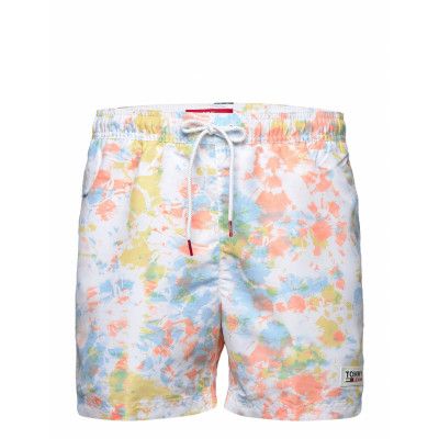 Sf Medium Drawstring Badshorts Multi/mönstrad Tommy Hilfiger