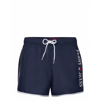 Sf Short Drawstring Runner *Villkorat Erbjudande Badshorts Marinblå Tommy Hilfiger