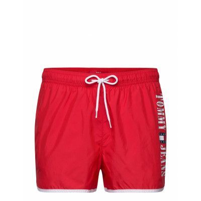 Sf Short Drawstring Runner *Villkorat Erbjudande Badshorts Röd Tommy Hilfiger