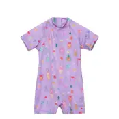 Sgrey Bugs Sunsuit Swimwear Uv Clothing Uv Suits Purple Soft Gallery