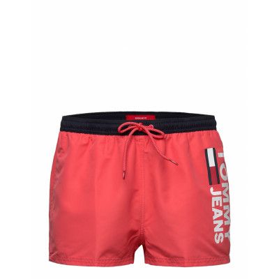 Short Cut Short Drawstring Badshorts Röd Tommy Hilfiger