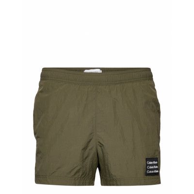 Short Drawstring Badshorts Grön Calvin Klein