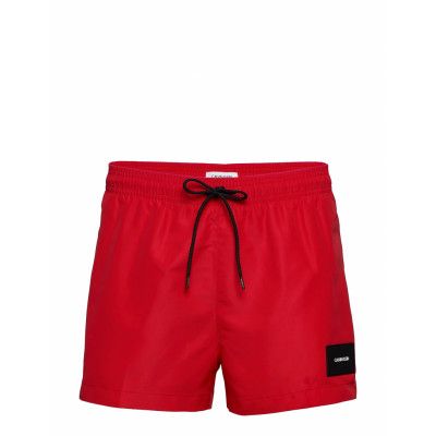 Short Drawstring Badshorts Röd Calvin Klein