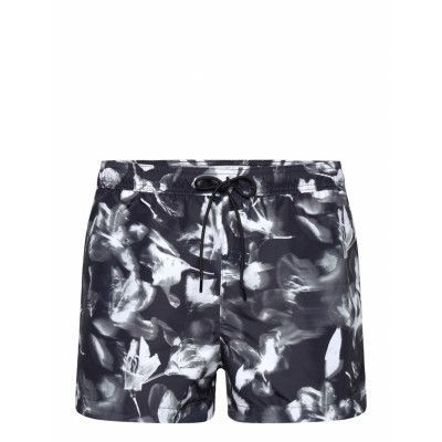 Calvin Klein Short Drawstring-Print Marinblå