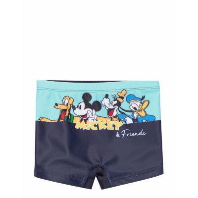 Shorty Badshorts Blå Mickey Mouse