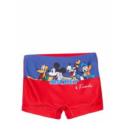 Shorty Badshorts Röd Mickey Mouse