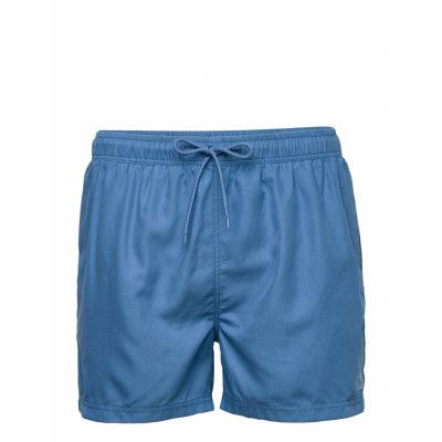 Slhclassic Colour Swimshorts W Badshorts Blå Selected Homme