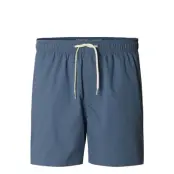 Selected Slhcooper-Seersucker Swimshorts Blå