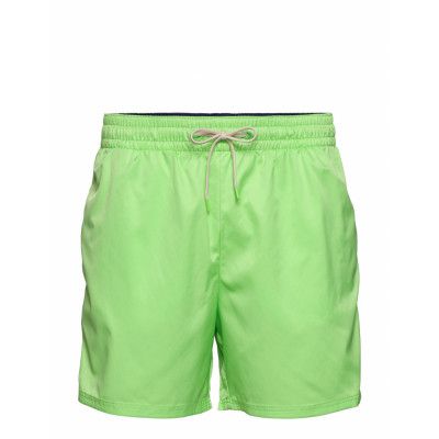 Slhnewcolour Flex Swimshorts W Badshorts Grön Selected Homme
