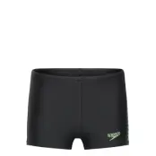 Speedo Boys Plastisol Placement Aquashort - Black - 176