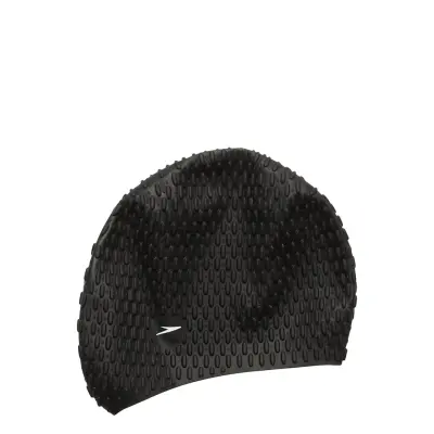 Speedo Bubble Cap - Black - ONE SIZE