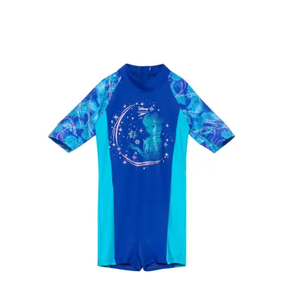 Speedo Disney Frozen All In One Inf - Blue - 2-3