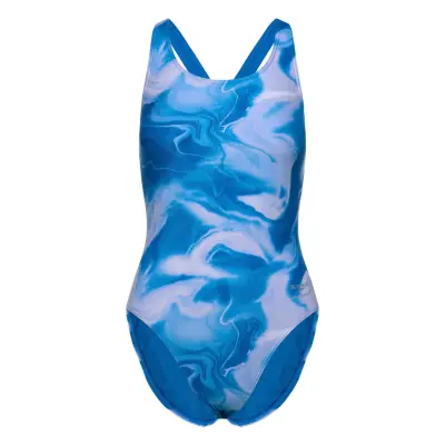 Speedo Fl Printed Powerback Blå