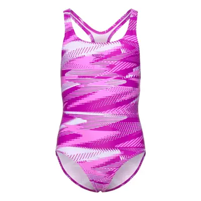 Speedo Girls Hyperboom Allover Medalist Rosa
