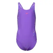 Speedo Girls Hyperboom Splice Muscleback Lila