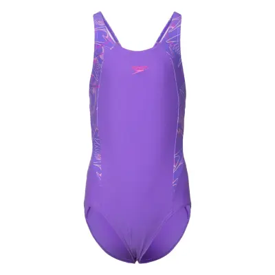 Speedo Girls Hyperboom Splice Muscleback Lila