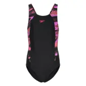 Speedo Girls Hyperboom Splice Muscleback Svart