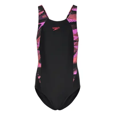 Speedo Girls Hyperboom Splice Muscleback Svart