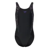 Speedo Girls Hyperboom Splice Muscleback Svart