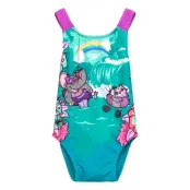 Speedo Girls Learn To Swim Printed Crossback Blå