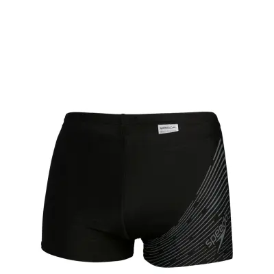 Speedo Mens Medley Logo Aquashort Svart