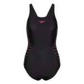 Speedo Placement Muscleback 1Pc Svart