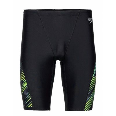 Speedo Storm Wave All Digital V Pan Bla/Vio 1 Badshorts Svart Speedo