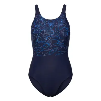 Speedo Womens Hyperboom Placement Muscleback Blå