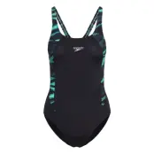 Speedo Womens Hyperboom Splice Muscleback Svart