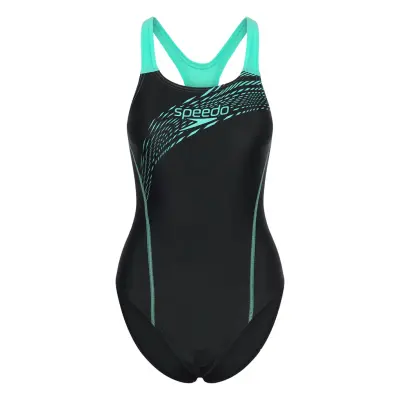 Speedo Womens Medley Logo 1 Piece Svart