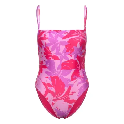 Speedo Womens Printed Adjustable Thinstrap 1 Pc. Rosa