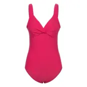 Speedo Womens Shaping Cross Knot 1 Piece Rosa