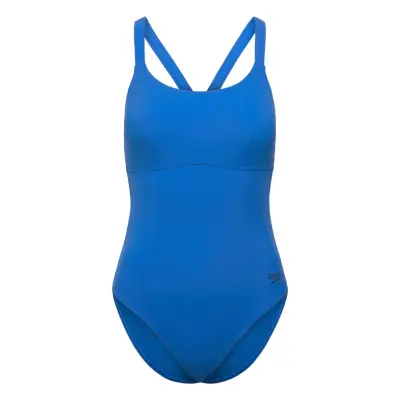 Speedo Womens Shaping Crossback Swimsuit Blå