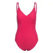 Speedo Womens Shaping Strappy 1 Piece Rosa