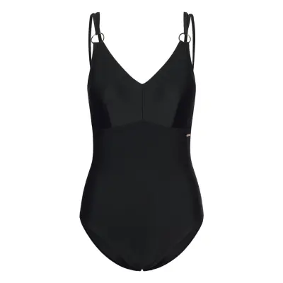 Speedo Womens Shaping Strappy 1 Piece Svart