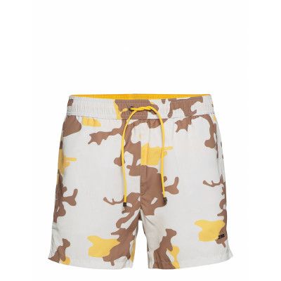 Spotfish Badshorts Vit BOSS