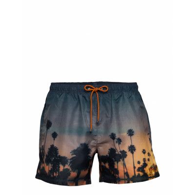 Springfish Badshorts Blå BOSS
