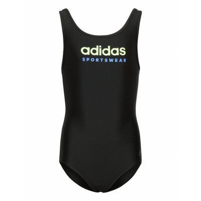 Spw Ubsuit Kids Sport Swimsuits Svart Adidas Sportswear