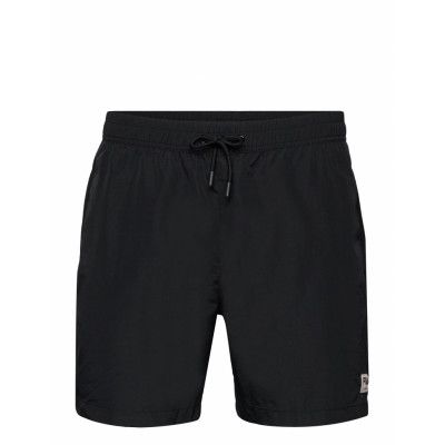 Stade Beach Shorts Badshorts Svart *Villkorat Erbjudande FILA