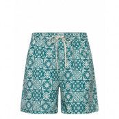 Les Deux Stan Aop Swim Shorts 2.0 Blå