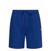 Les Deux Stan Seersucker Swim Shorts 2.0 Blå