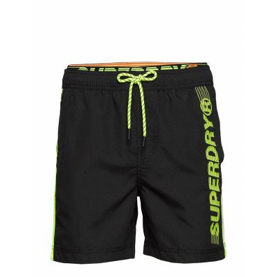 State Volley Swim Short Badshorts Svart Superdry